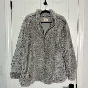 Weatherproof | Fuzzy/Sherpa Quarter-Zip Fleece - EUC